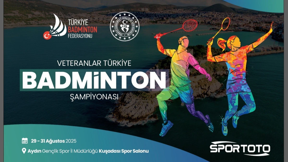 Kuşadası’nda Badminton Veteranlar Şampiyonası Başladı