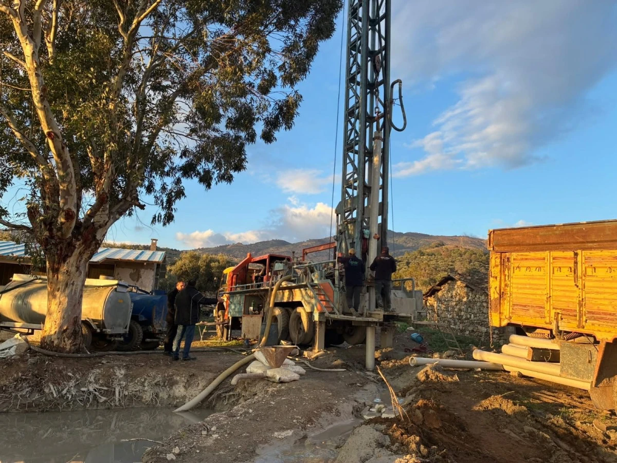 Kuyucak Belediyesi'nden susuzluğa &ccedil;&ouml;z&uuml;m hamlesi