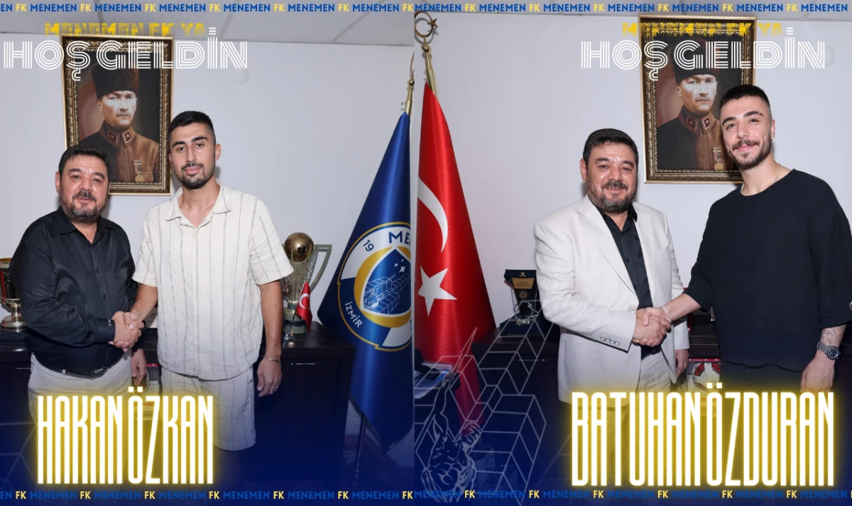 Menemen FK’ya iki yeni takviye