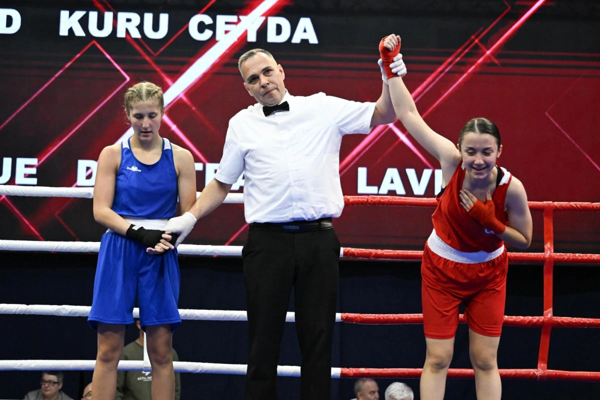 Merkezefendili boksör Ceyda Kuru’dan Avrupa başarısı