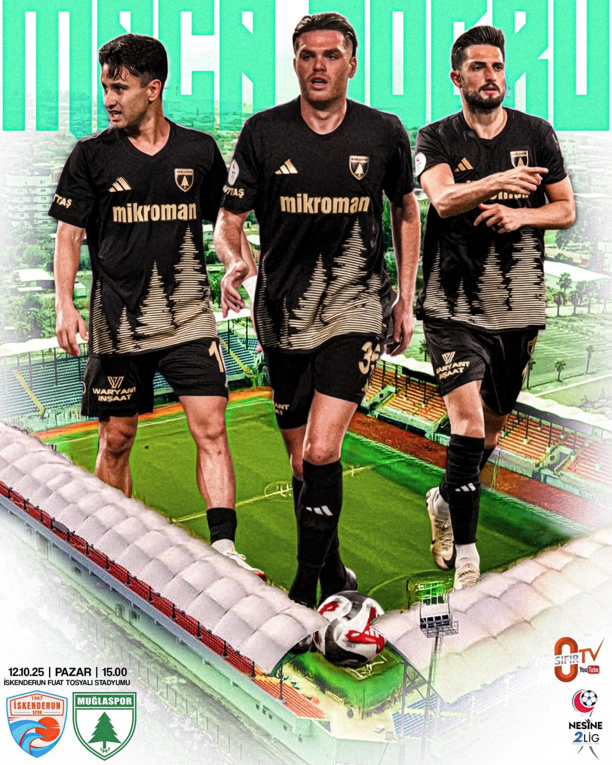 Muğlaspor deplasmanda galibiyet arıyor