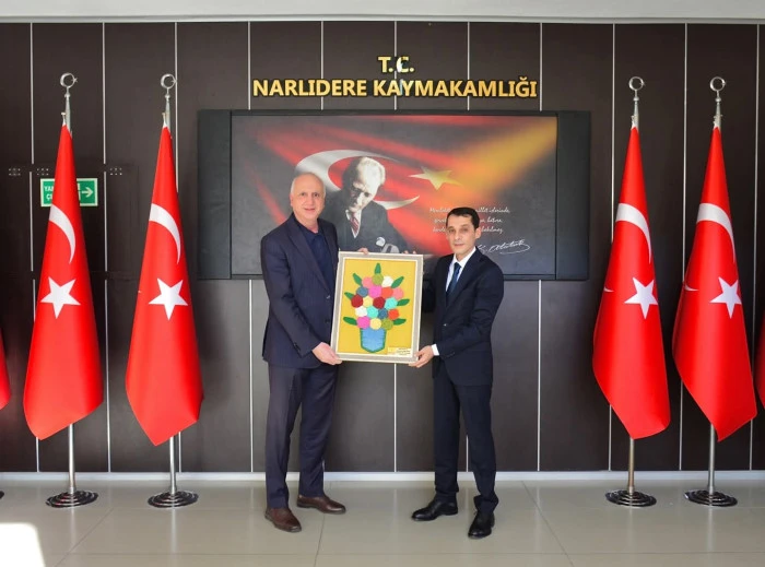 Narlıdere İmece Derneği&rsquo;nden Kaymakam Eser&rsquo;e ziyaret