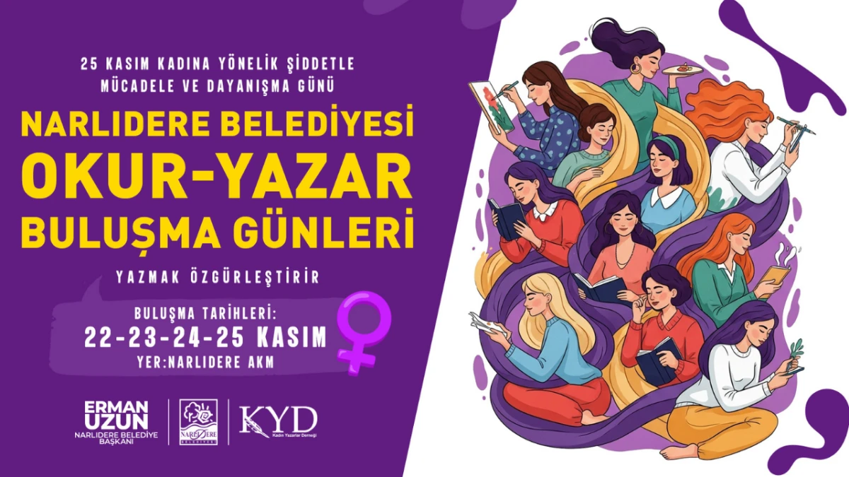 Narlıdere'de Okur- Yazar Buluşma Günleri Başlıyor