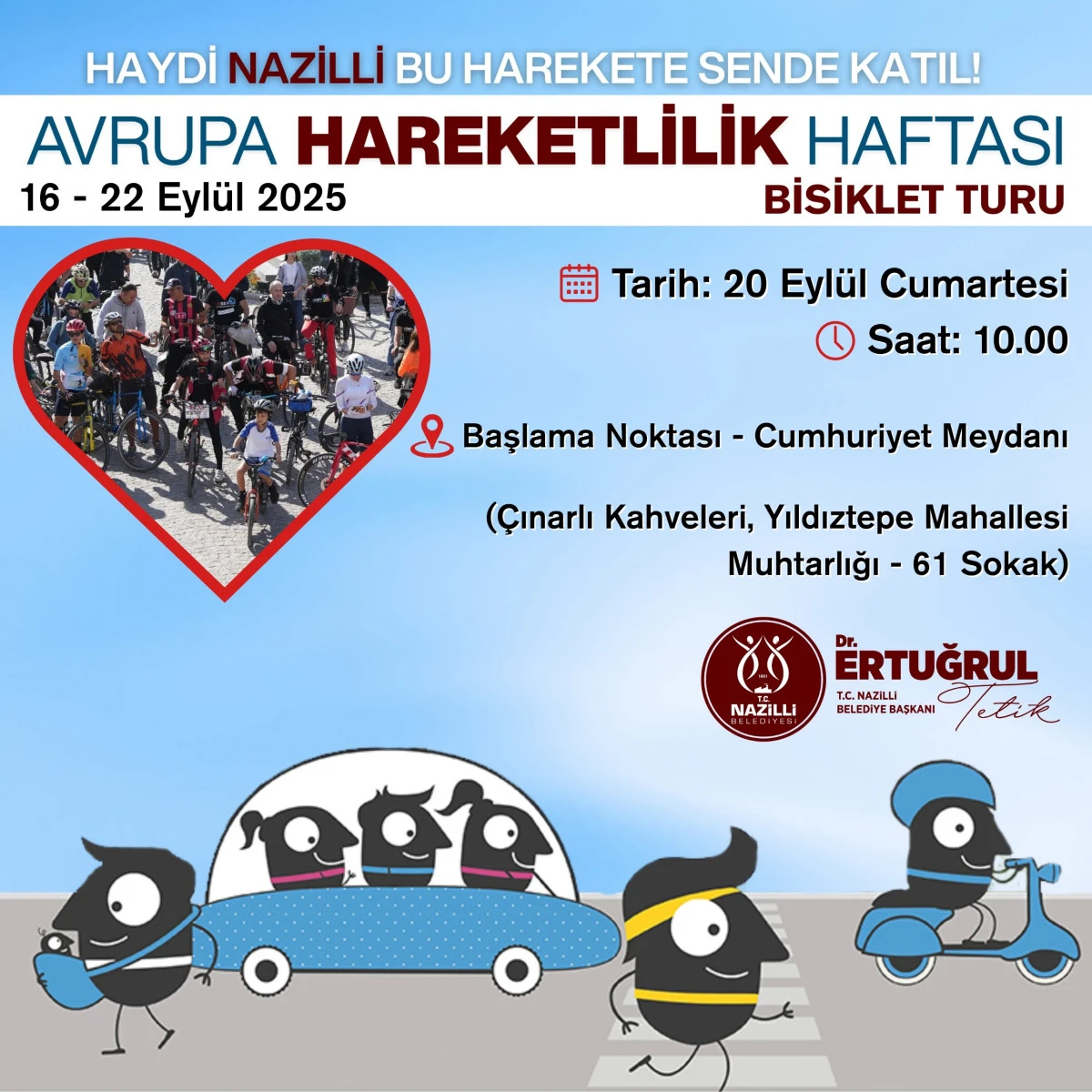 Nazilli Belediyesi'nden haftaya uygun program