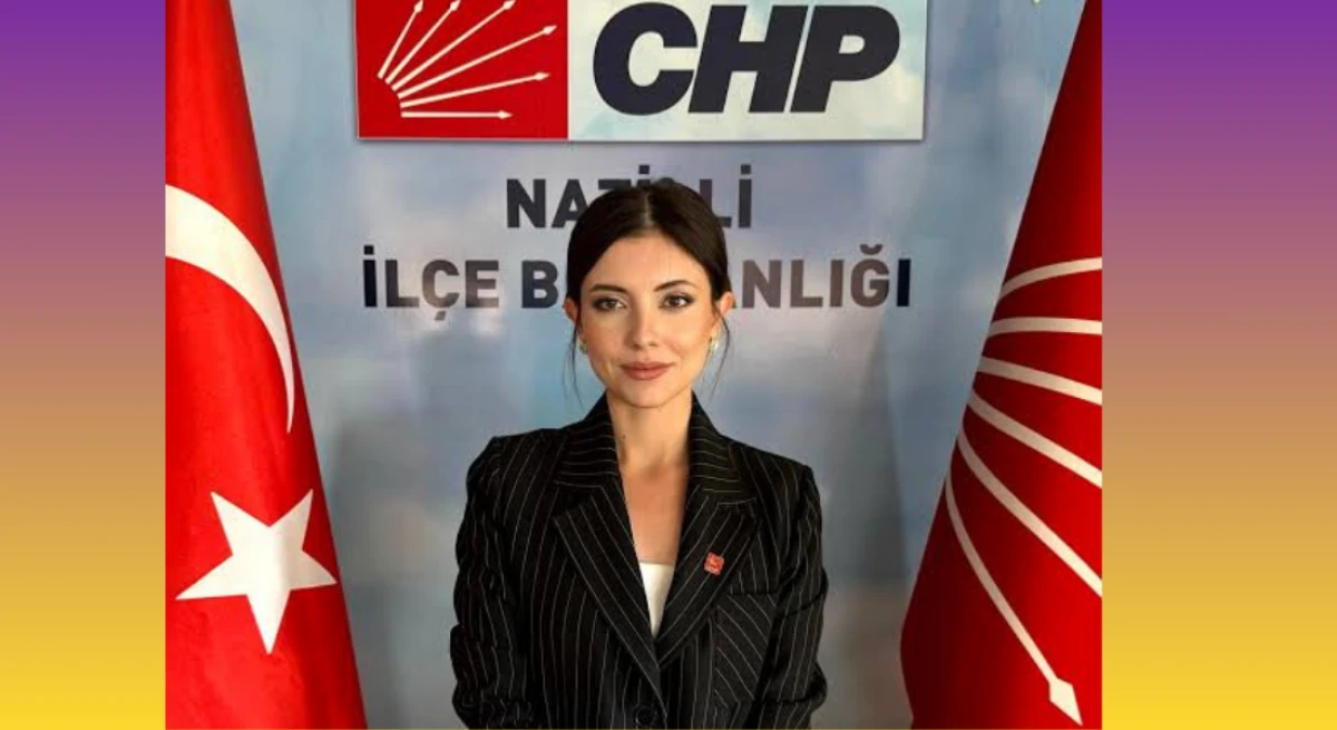 Nazilli CHP il&ccedil;e başkanı Aslı &ouml;kmen'den yol tepkisi