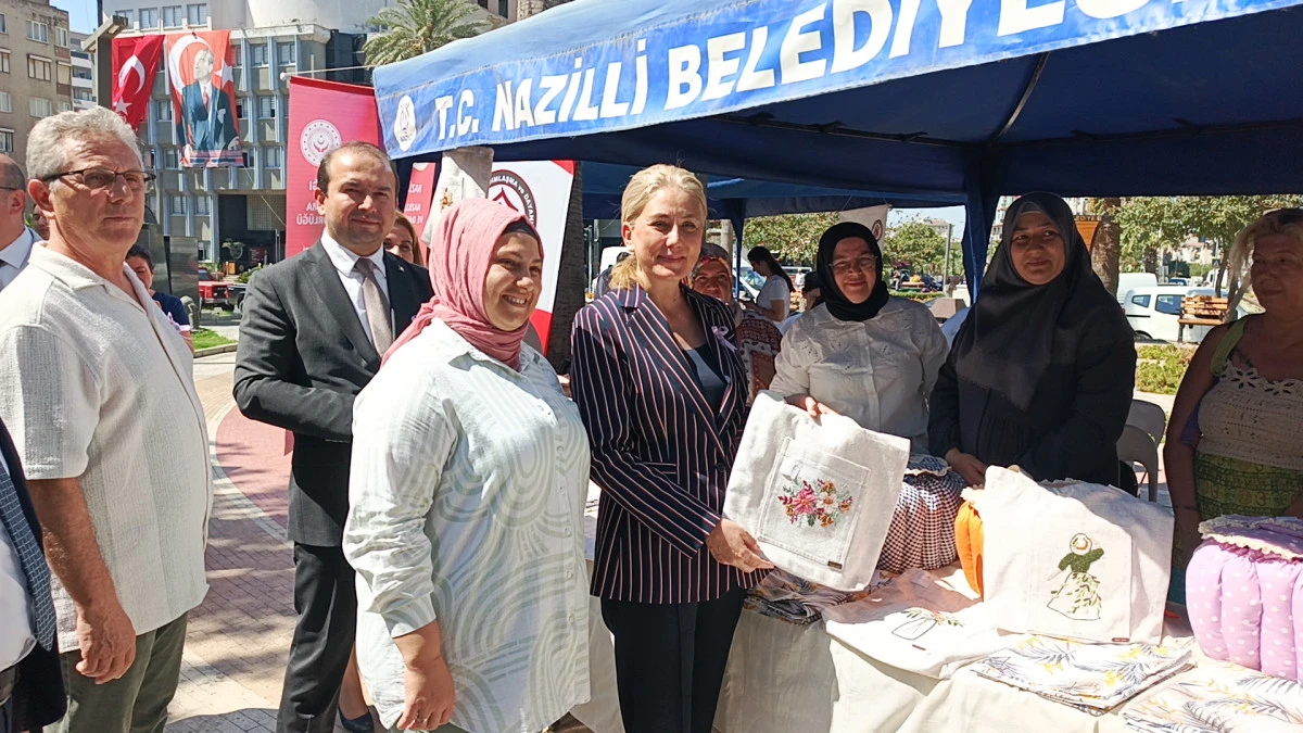 Nazilli'de Adem ve sodam standlarına yoğun ilgi