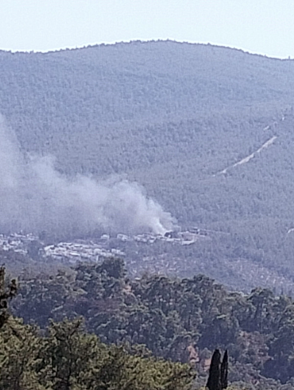 Ormana sıçramadan söndürülen yangın Milas’ta nefesleri kesti