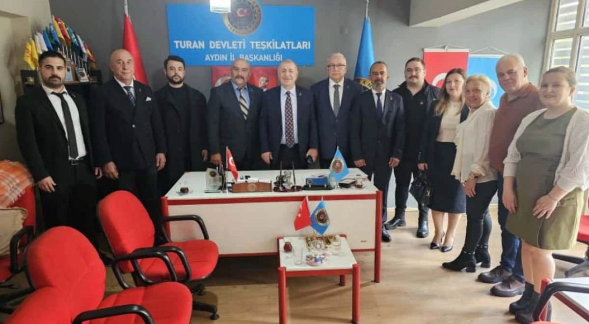 Özdağ Aydın'da Turan derneklerini ziyaret etti