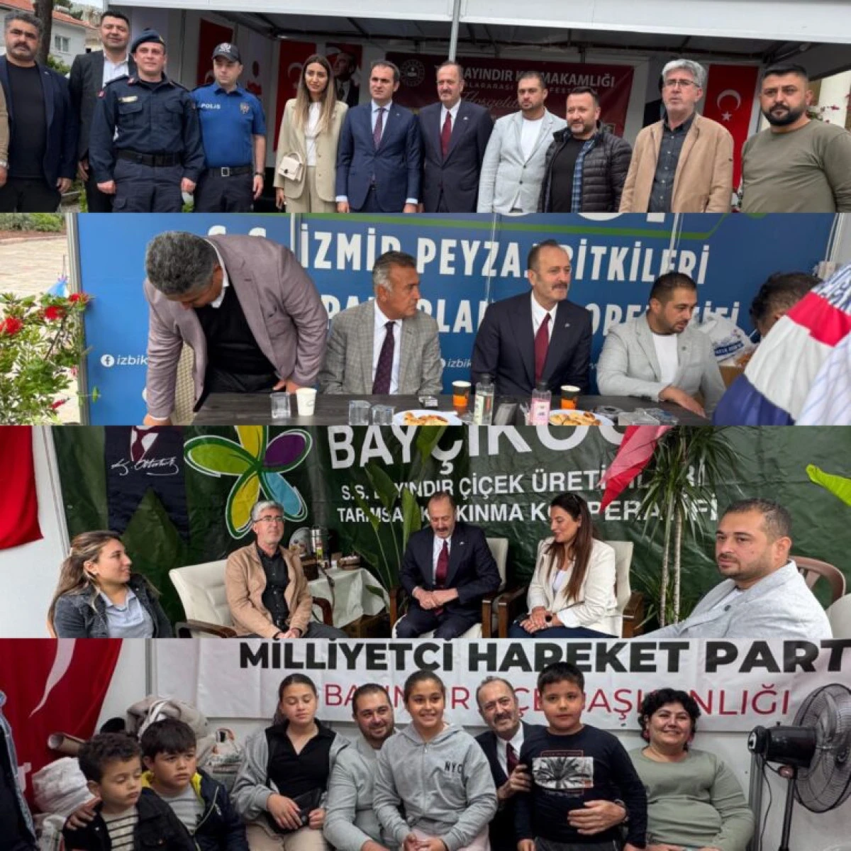 Tamer Osmanağaoğlu, Bayındır Çiçek Festivali’nde Hemşehrileriyle Buluştu