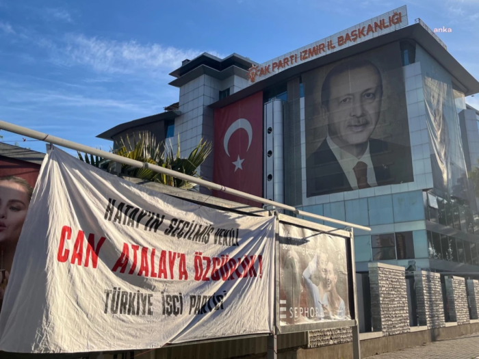 TİP İzmir İl Başkanlığı, Can Atalay'ın Serbest Bırakılmasını Protesto Etti