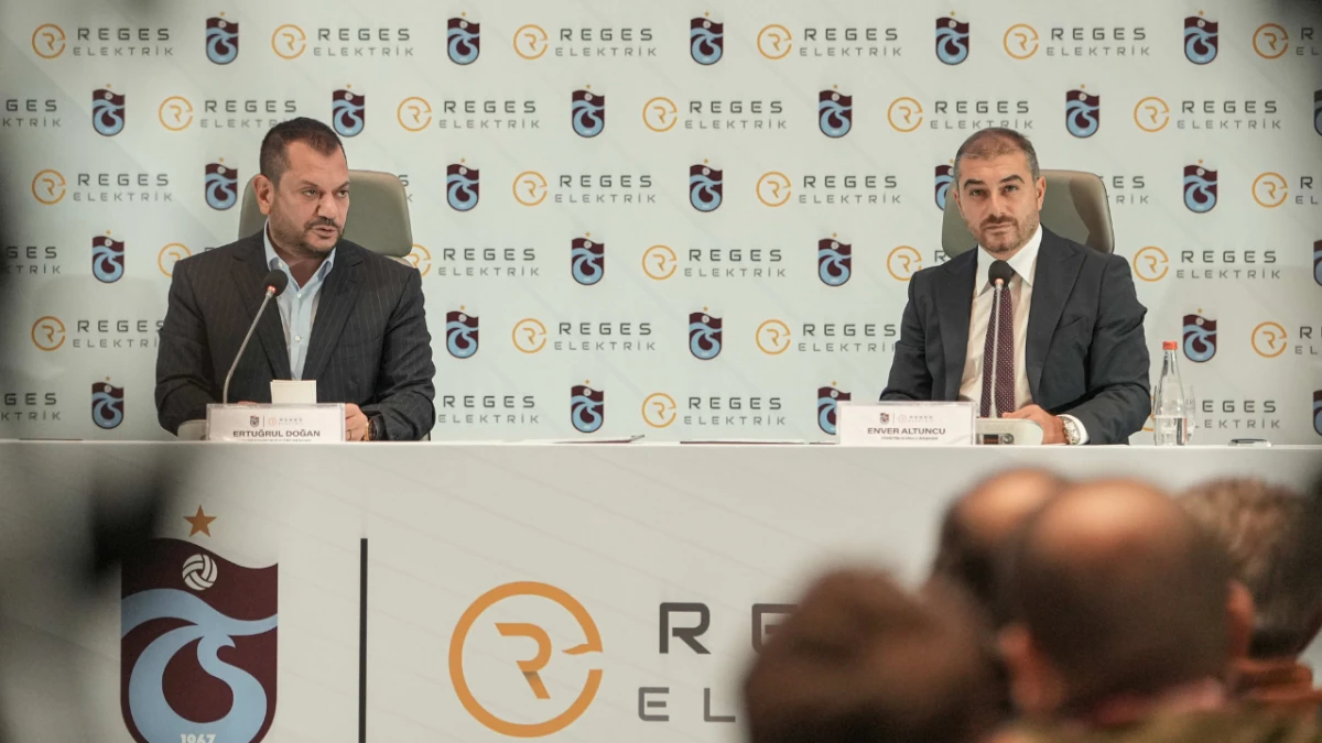 Trabzonspor, Reges Elektrik ile sponsorluk anlaşması imzaladı